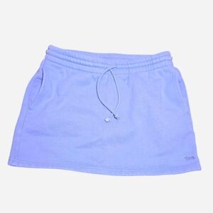 TNA Lavender Cozy Sweatpants Boyfriend Skirt